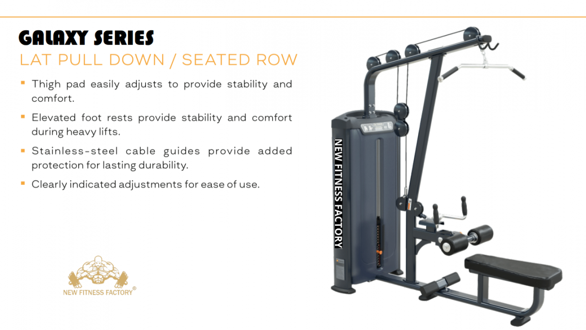 Lat Pull Down Seated Row